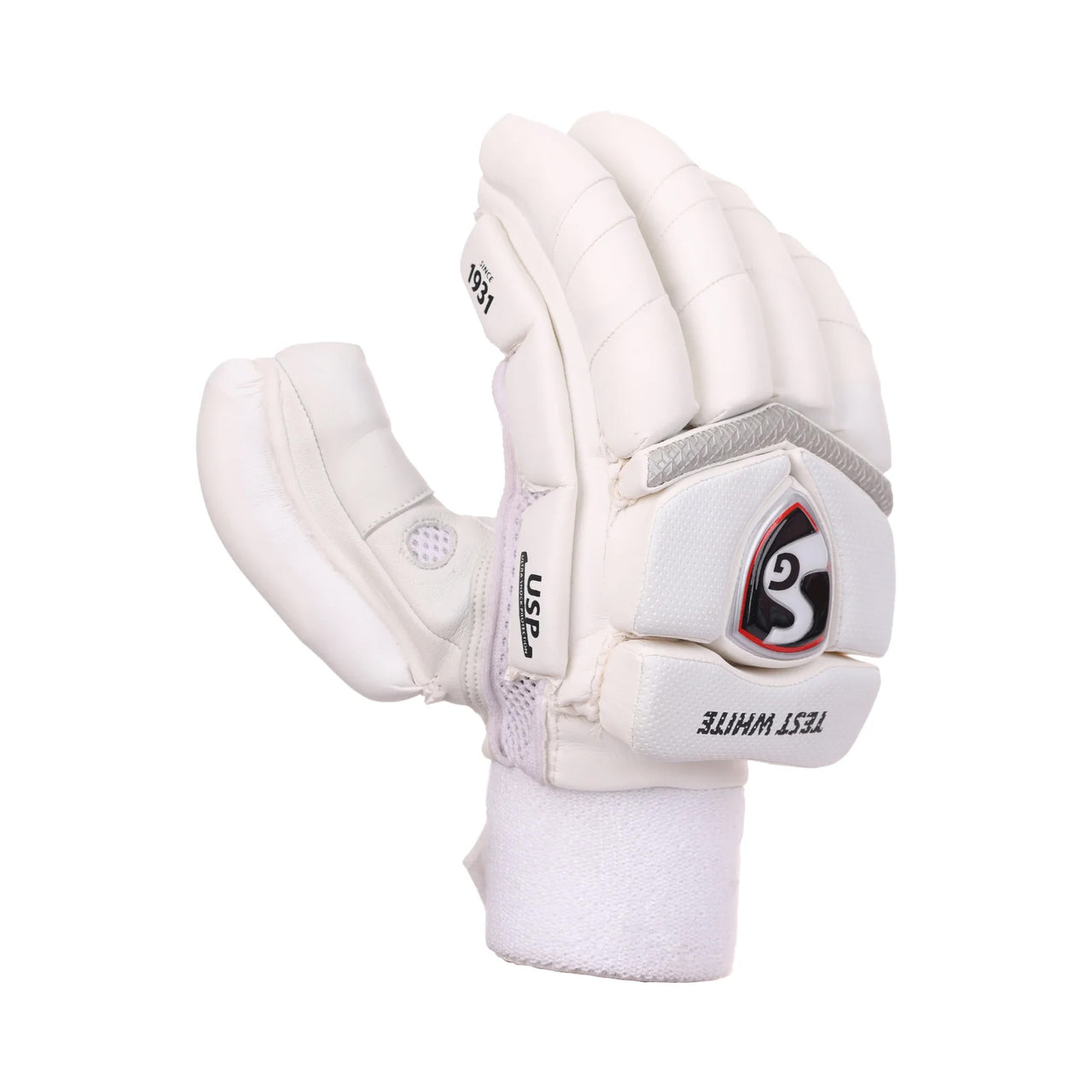 SG Test White Cricket Batting Gloves