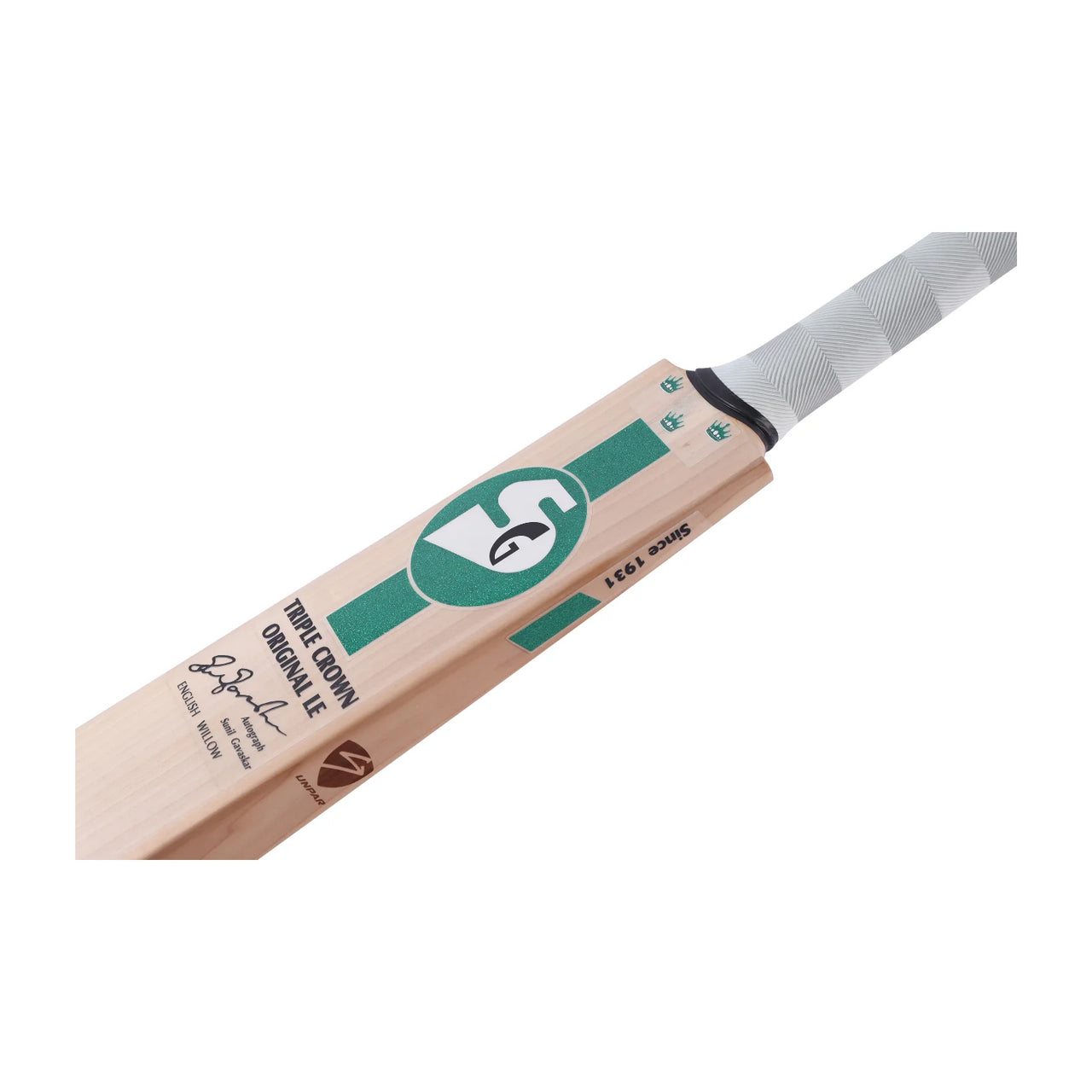 SG Triple Crown Original LE English Willow Cricket Bat With SG|Str8bat Sensor, Full Size