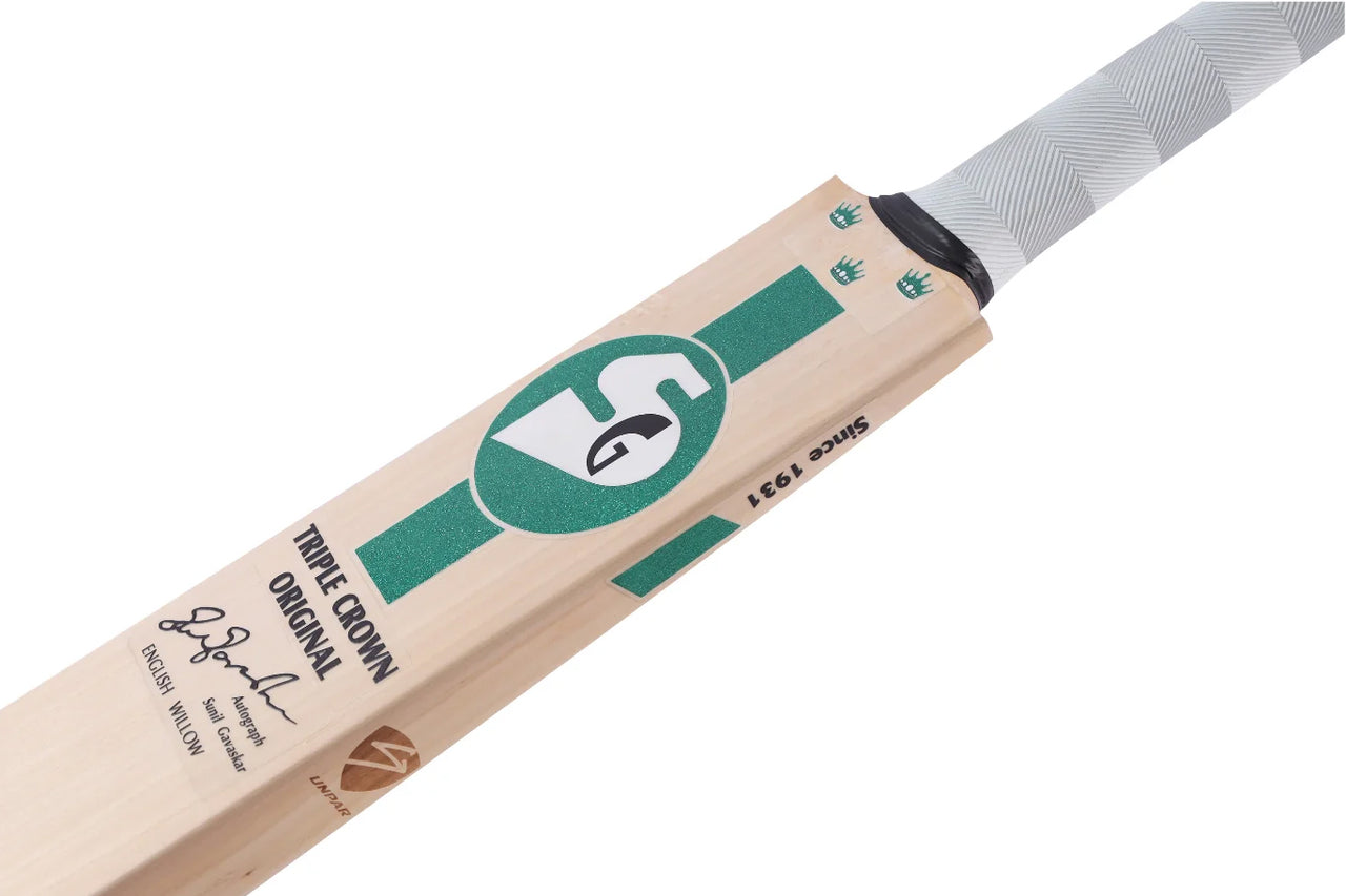 SG Triple Crown Original English Willow Cricket Bat, Short Handle