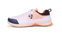 SG YORKER Sport Shoe With Classic White Meets Bold Navy And Vibrant Orange