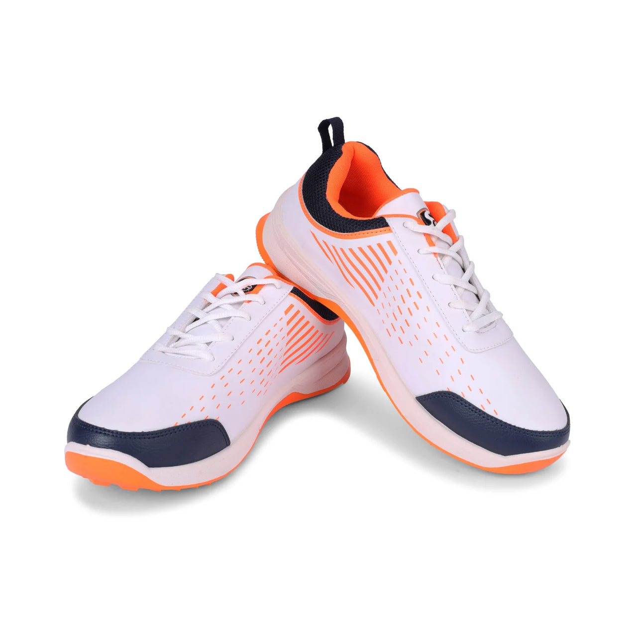 SG YORKER Sport Shoe With Classic White Meets Bold Navy And Vibrant Orange