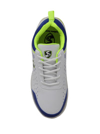 SG YORKER White/Royal Blue/Lime Sports Shoes: Elevate Your Style With Trendy Comfort