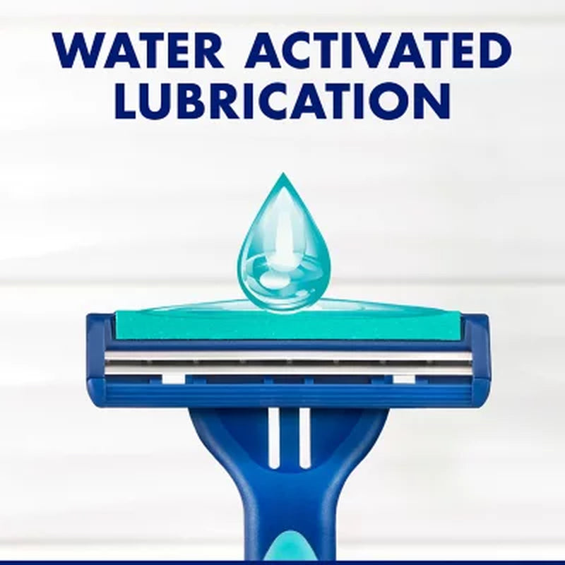 Gillette Sensor2 plus Lubrastrip Pivoting Head Disposable Razors, 52 Ct.