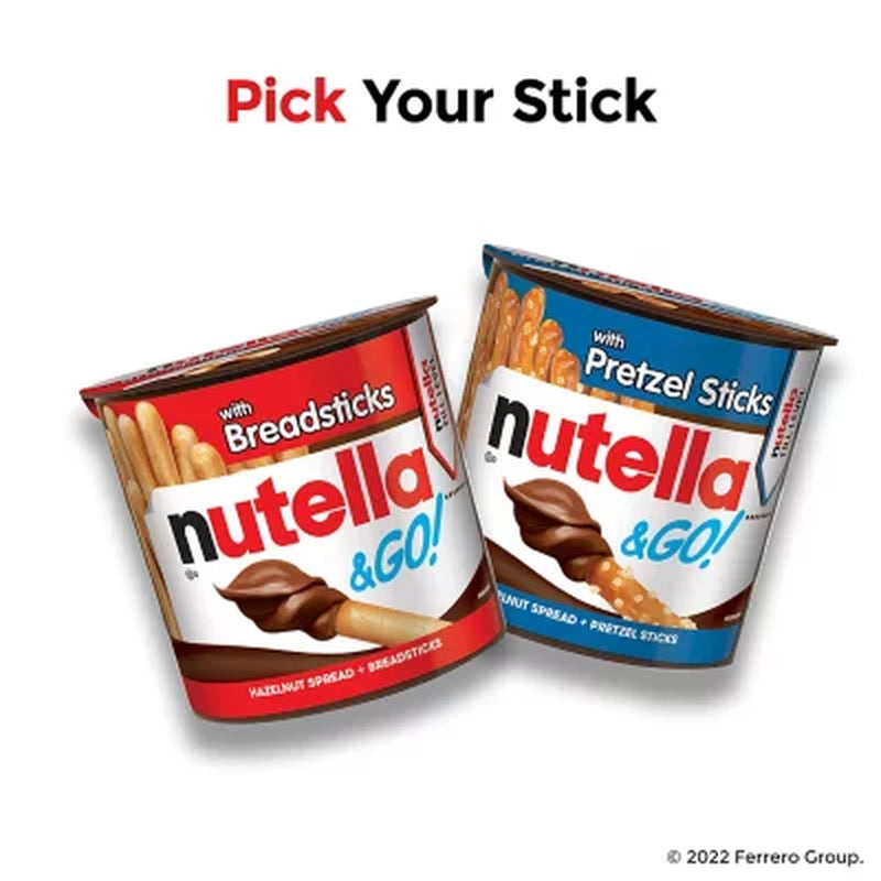 Nutella & GO! Hazelnut and Cocoa Spread + Breadsticks, 1.8 Oz., 16 Pk.