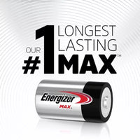 Energizer MAX D Alkaline Batteries, 14 Pk.