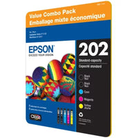 Epson T202 Standard Capacity Ink Cartridge Clubpack, 2 Black & Cyan/Magenta/Yellow