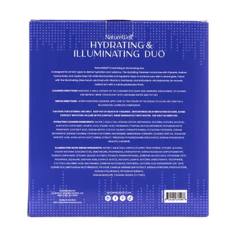 Naturewell Hydrating Cleanser & Serum Kit