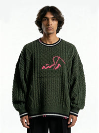 Raastah - Cable - knit Logo Sweater