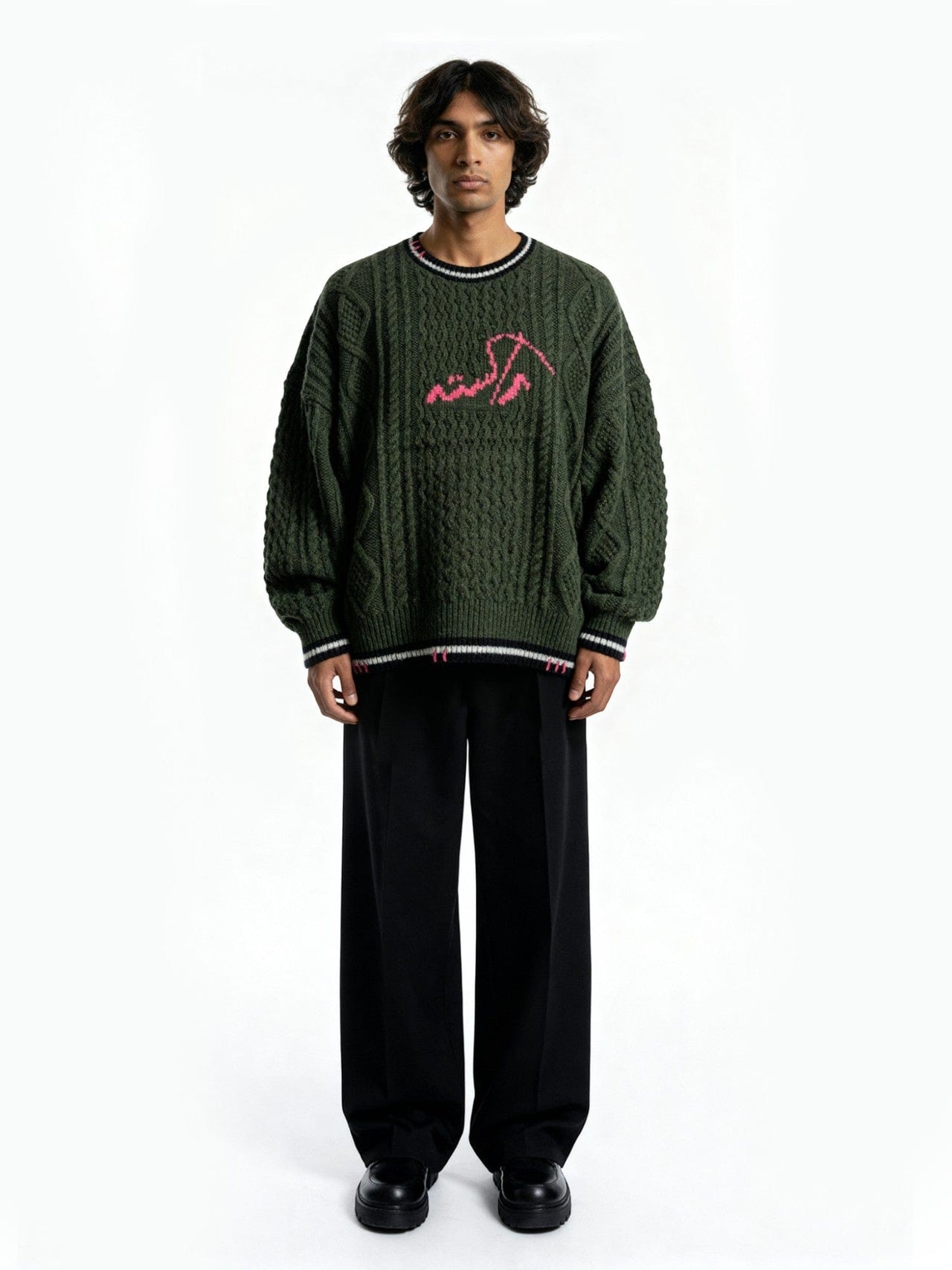 Raastah - Cable - knit Logo Sweater
