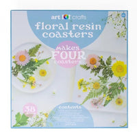 Art 101® Crafts Floral Resin Coasters Kit