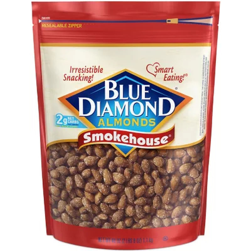 Blue Diamond Smokehouse Almonds, 40 Oz.
