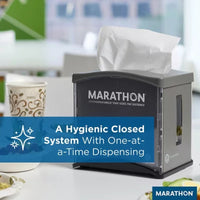 Marathon Interfold 1-Ply White Dispenser Napkins 12 Pks., 250 Napkins/Pk.
