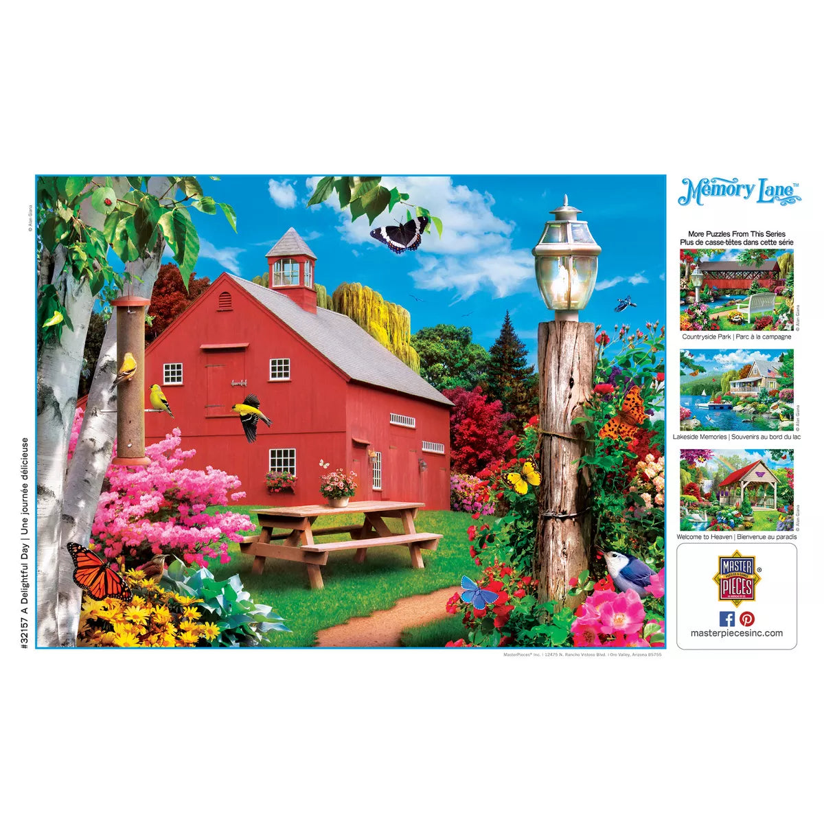 Masterpieces 300 Piece EZ Grip Jigsaw Puzzle - a Delightful Day - 18"X24".