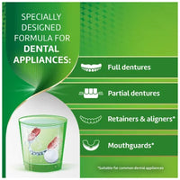 Polident Rapid Clean Dental Cleanser Tablets, 102 Ct., 2 Pk.