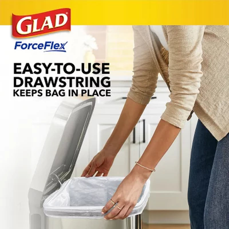 Glad Forceflex 13-Gallon Kitchen Trash Bags, Gain Original Scent + Febreze, 160 Ct.
