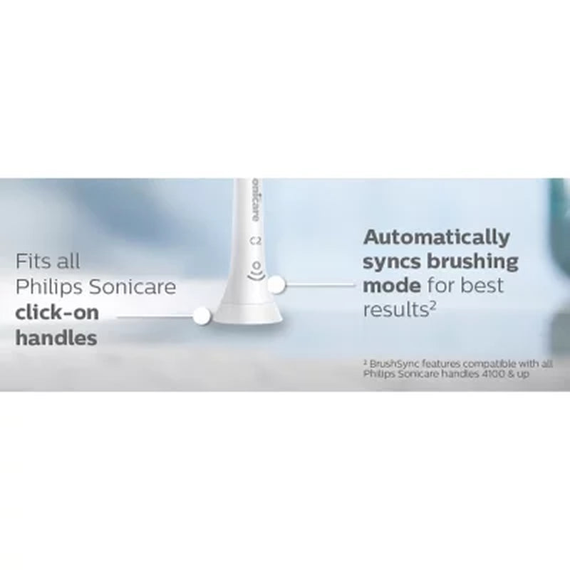 Philips Sonicare Optimal Plaque Control Replacement Brush Heads, 8 Ct.