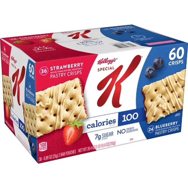 Special K Pastry Crisps, Variety Pack, 60 Ct.