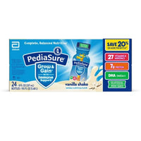 Pediasure Grow and Gain Nutrition Shake for Kids, Vanilla 8 Fl. Oz., 24 Pk.