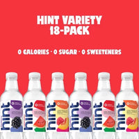Hint Flavored Water Variety Pack 16 Fl. Oz., 18 Pk.