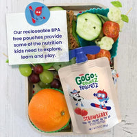 Gogo Squeez Yogurtz Strawberry and Strawberry Banana, 3 Oz., 20 Ct.
