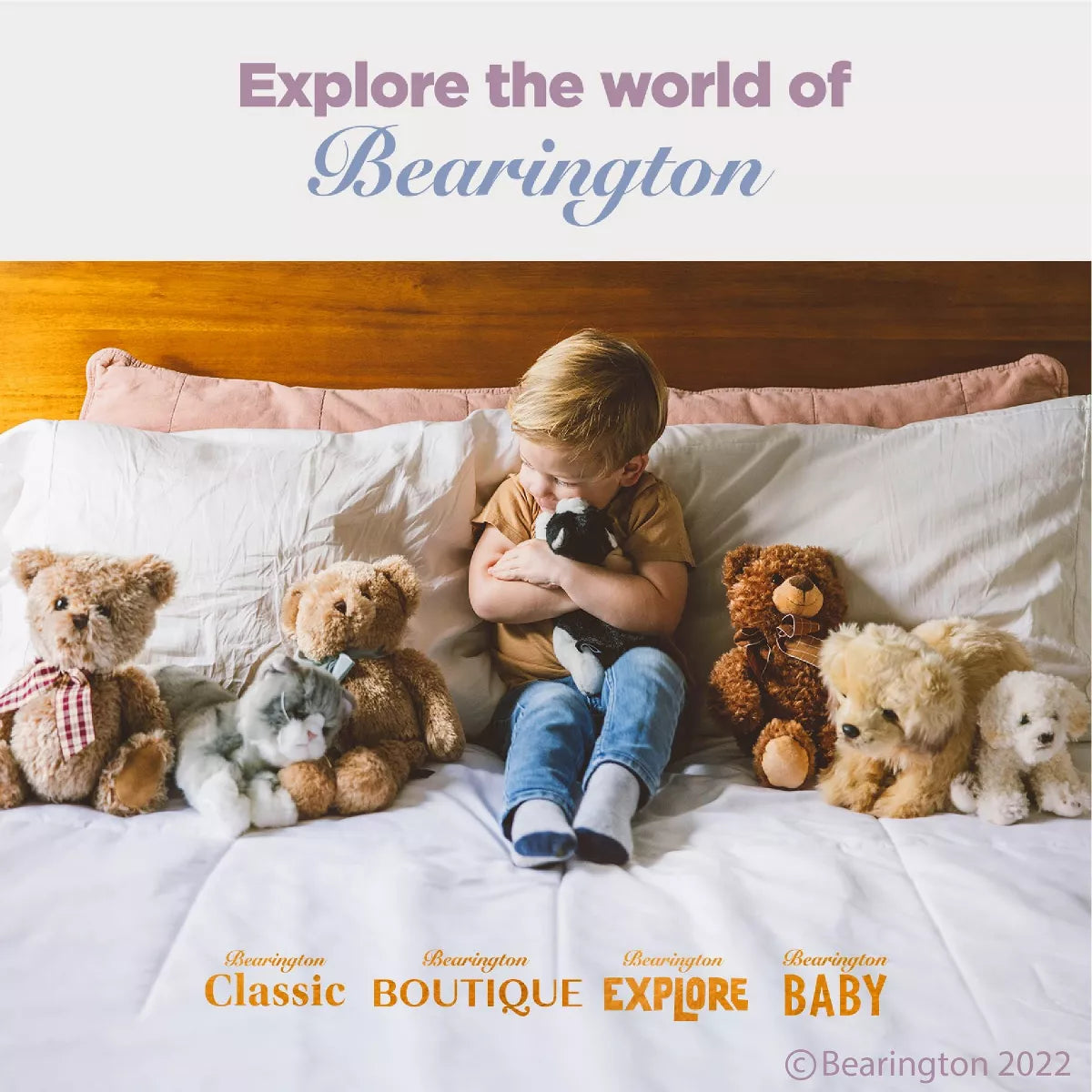 Bearington Candi Rainbow Plush Stuffed Animal Teddy Bear, 12 Inches