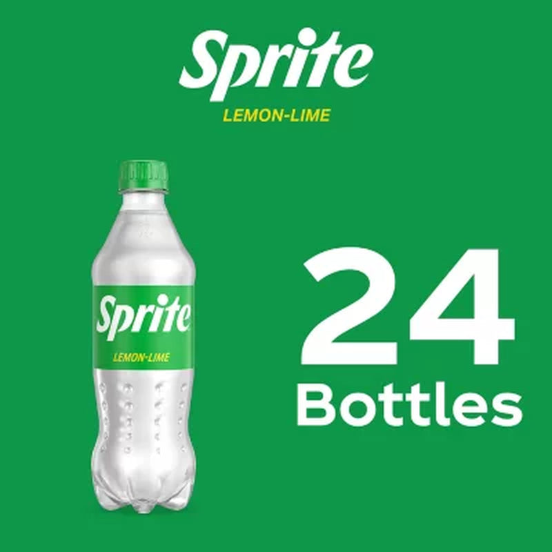 Sprite Lemon Lime Soda Soft Drinks, 16.9 Fl Oz., 24 Pk.