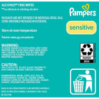 Pampers Sensitive Baby Wipes, Fragrance Free, 16 Pks., 896 Wipes