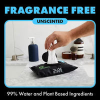 DUDE WIPES XL Flushable Wipes, Fragrance Free, 8 Ct., 400 Wipes