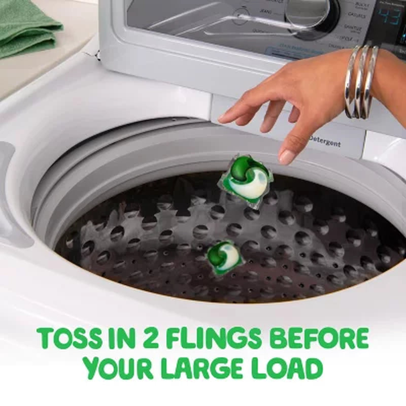 Gain Flings! Odor Defense Fresh Boost Laundry Detergent Pacs, Vibrant Bloom, 108 Ct.