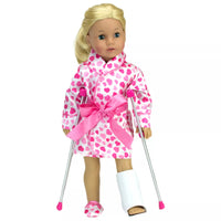 Sophia’S Doll Cast & Crutches Accessories Set for 18