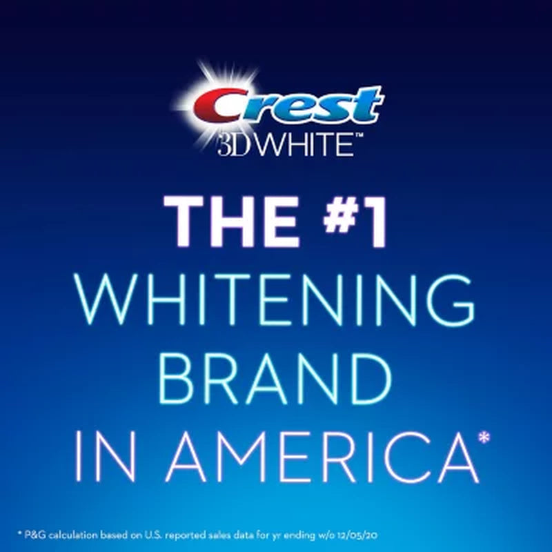 Crest 3D White Vivid Mint Ultra Whitening Toothpaste, 5.2 Oz., 5 Pk.