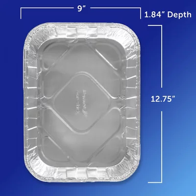 Reynolds Kitchens 13" X 9" Aluminum Cake Pans with Lids, 6 Ct.
