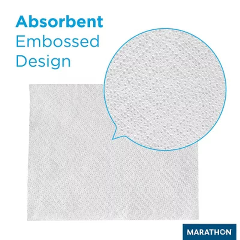 Marathon Interfold 1-Ply White Dispenser Napkins 12 Pks., 250 Napkins/Pk.
