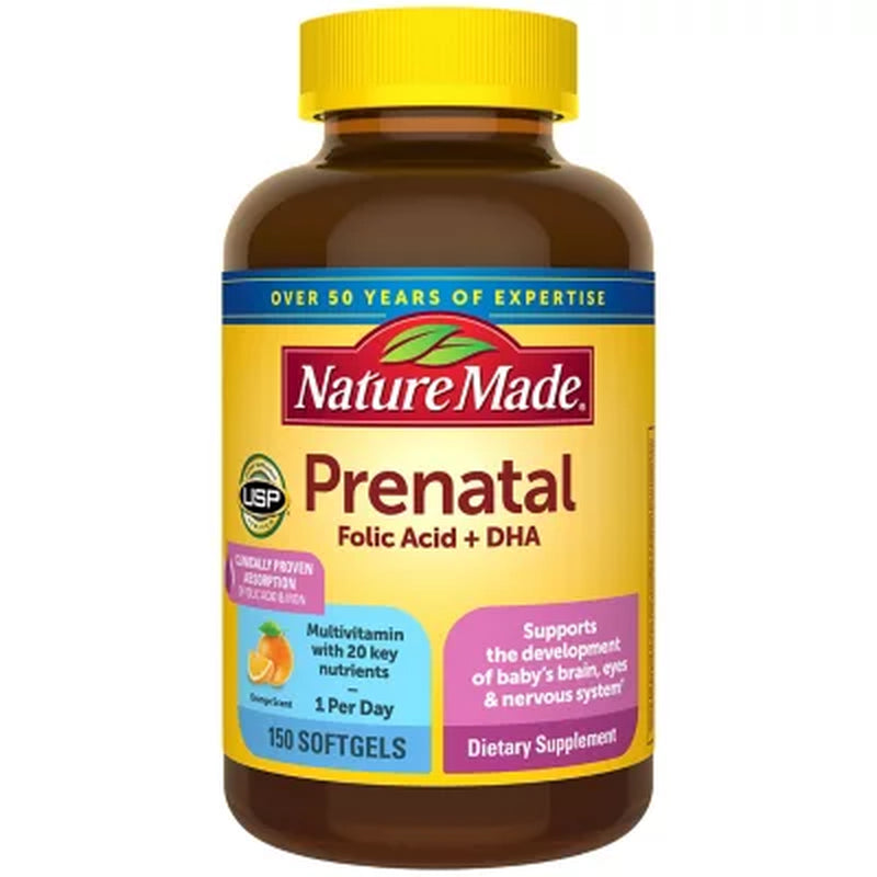 Nature Made Prenatal Multivitamin Softgels, 150 Ct.