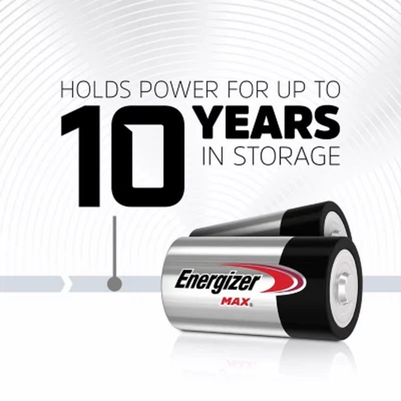 Energizer MAX D Alkaline Batteries, 14 Pk.