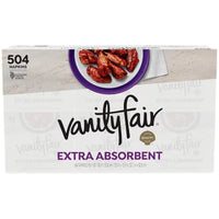 Vanity Fair Extra Absorbent 2-Ply White Paper Napkins, 6 Pk., 504 Ct.