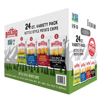 Boulder Canyon Kettle Cooked Variety Pack Potato Chips, 1.5 Oz., 24 Pk.