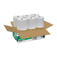 Marathon Hardwound Roll 1-Ply White Paper Towels 6 Rolls, 700 Ft./Roll