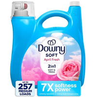 Downy Soft & Fresh Liquid Fabric Softener, April Fresh, 257 Loads, 150 Fl. Oz.