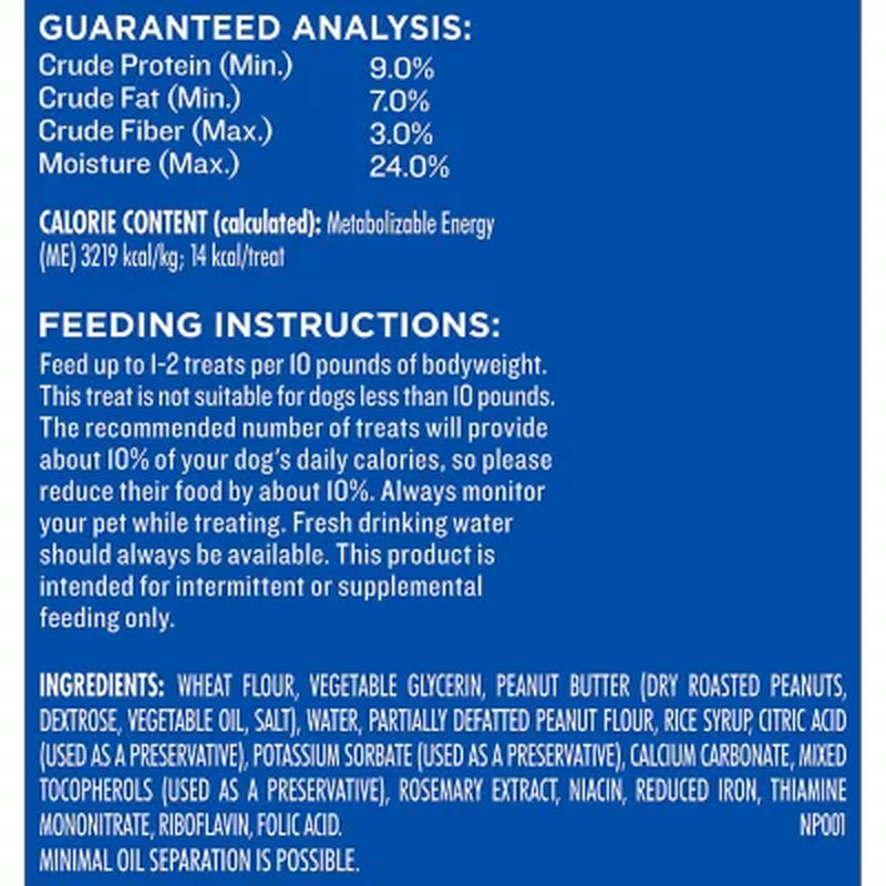 Milk-Bone, Peanut Buttery Bites, Soft Dog Treats with Jif Peanut Butter, 24 Oz.