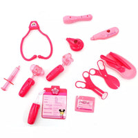 Link Worldwide Ready! Set! Play! Doctor Nurse Medical Kit Playset, Doctor Pretend Play Toy for Girls (Pink)