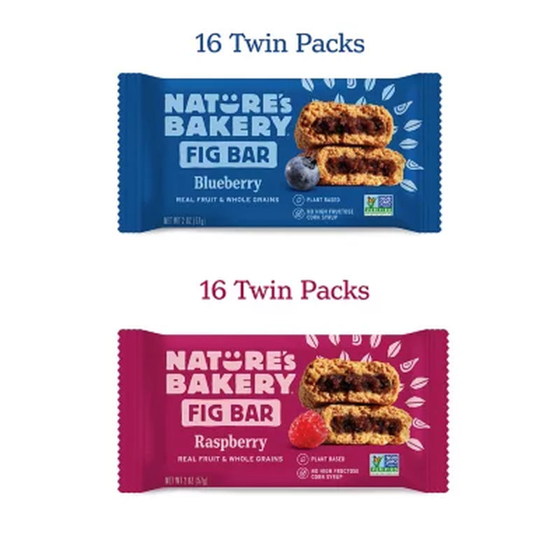 Nature'S Bakery Fig Bars, Variety Pack, 2 Oz., 32 Ct.