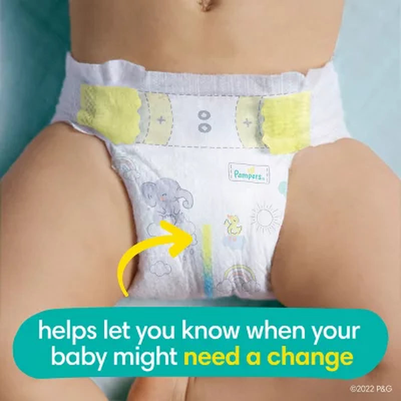 Pampers Swaddlers Diapers, Sizes Newborn-8
