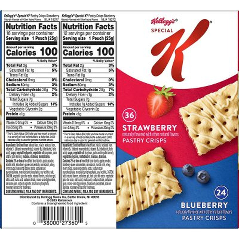 Special K Pastry Crisps, Variety Pack, 60 Ct.