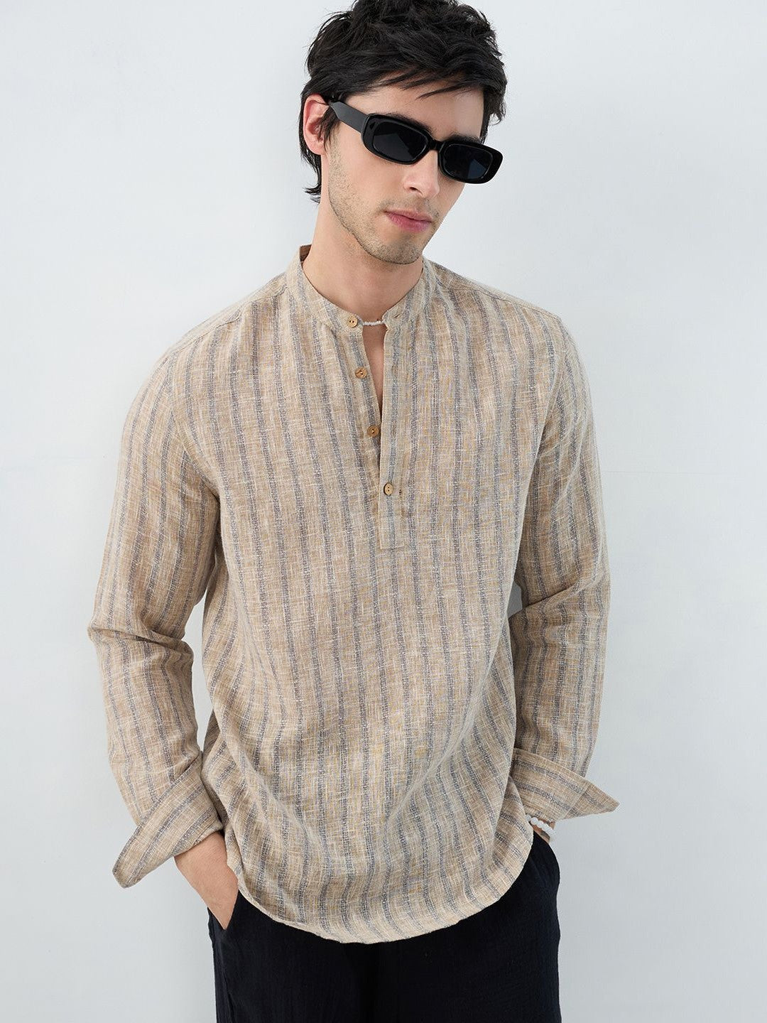 VASTRADO Men Striped Kurta