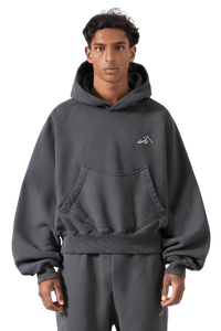 Raastah - Charcoal Grey Made In Pak Hoodie