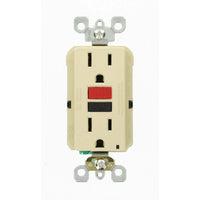 15 Amp 125-Volt Duplex Self-Test Slim GFCI Outlet, White (4-Pack) GFNT1-4W
