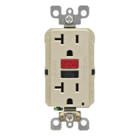 15 Amp 125-Volt Duplex Self-Test Slim GFCI Outlet, White (4-Pack) GFNT1-4W