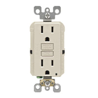 15 Amp 125-Volt Duplex Self-Test Slim GFCI Outlet, White (4-Pack) GFNT1-4W
