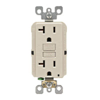 15 Amp 125-Volt Duplex Self-Test Slim GFCI Outlet, White (4-Pack) GFNT1-4W